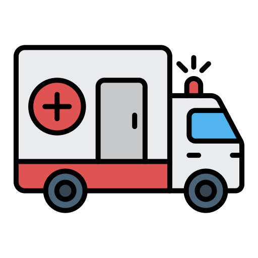 Ambulance at DHS Hospital Ahmedabad